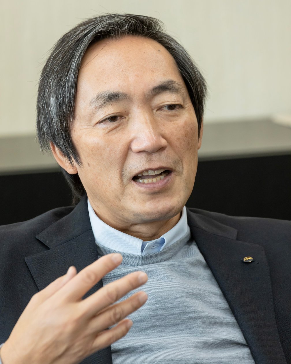 諸藤雅浩氏のインタビューカット