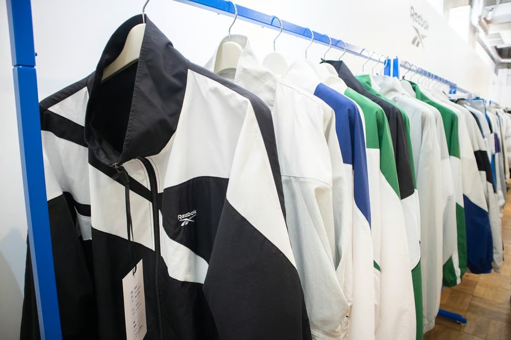 ハンガーにかけられた服