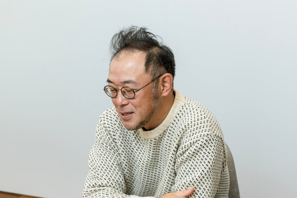 澤田社長のインタビューカット