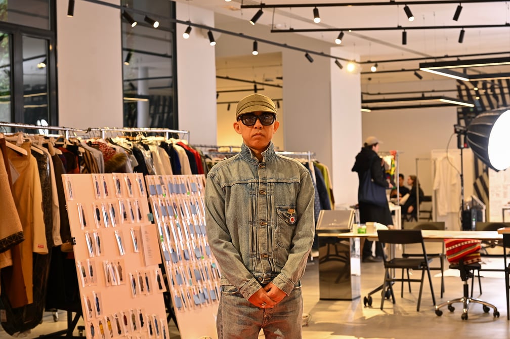 ケンゾーのアトリエでのNigo