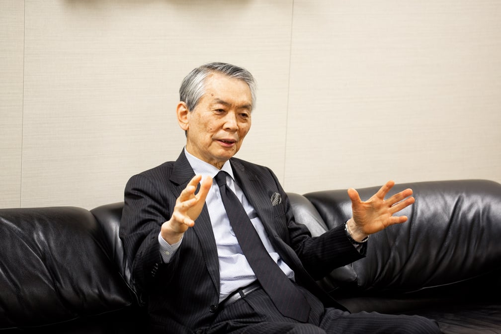 インタビューの様子