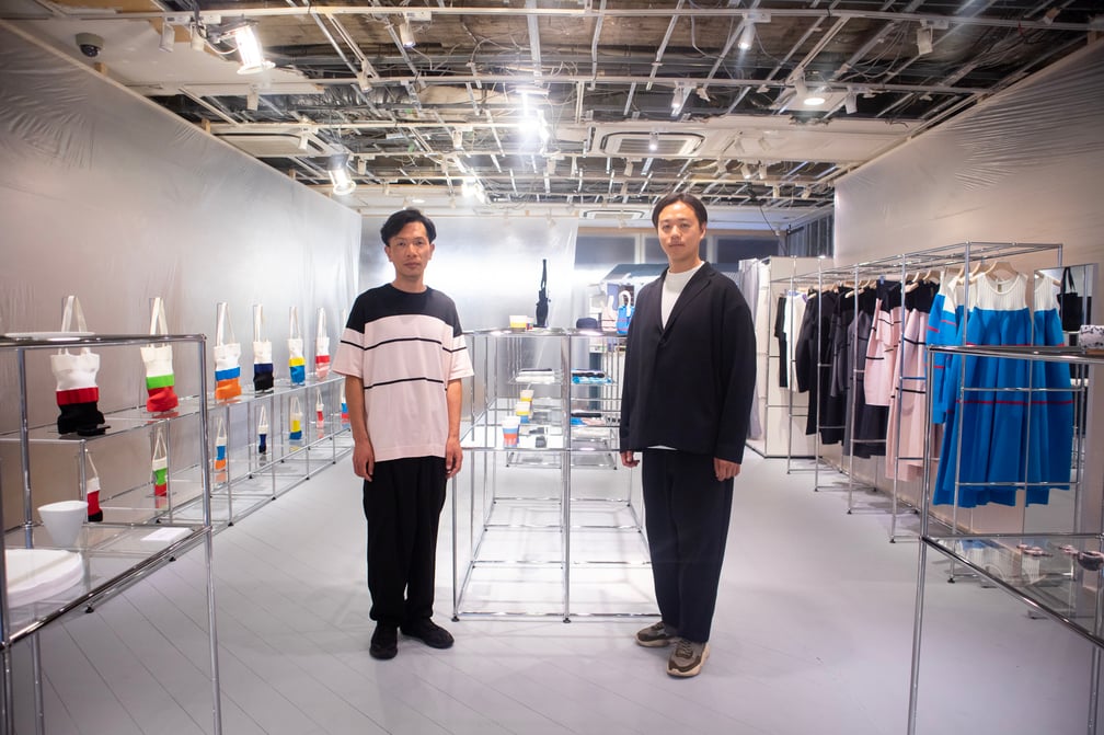 CFCLと桑田卓郎「く」のコラボイベント会場内部