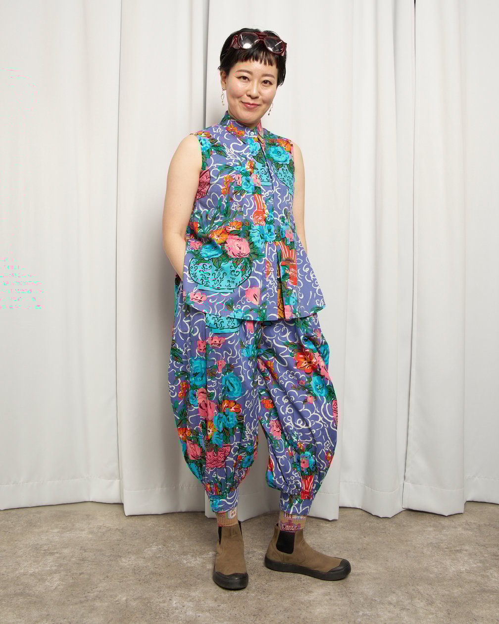 KENZO PARIS 1980's 花瓶柄セットアップ