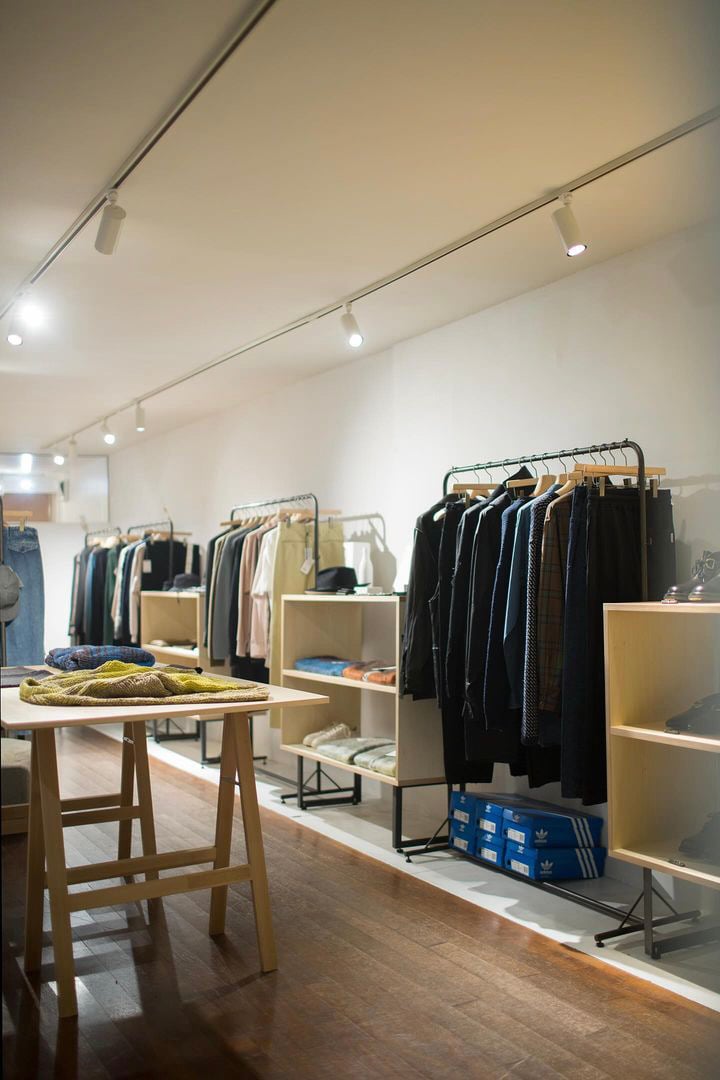 北海道のセレクトショップ「スレッド」の店内