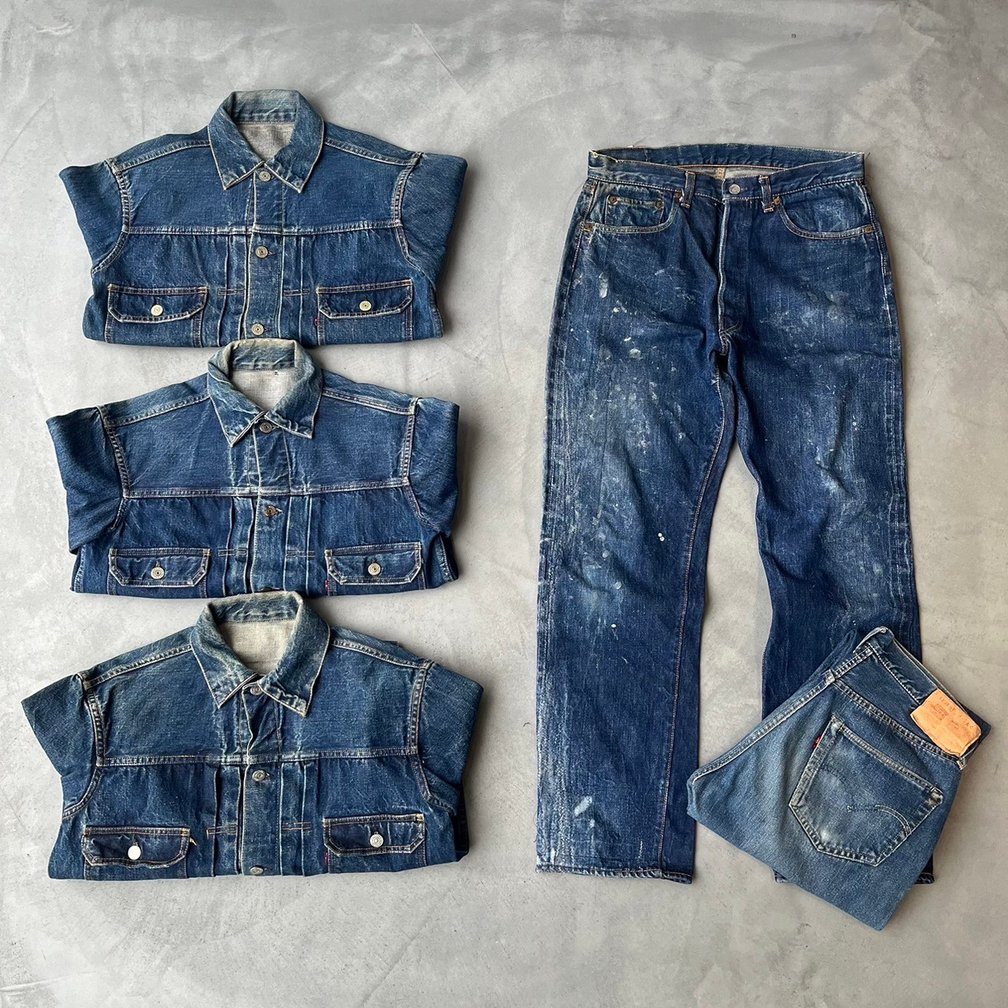 1950's LEVI'S 507XX ハギ付き /1950's LEVI'S 501XX ギャラ入り