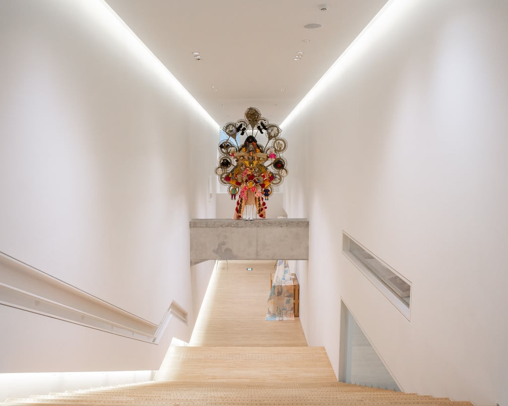 山縣良和個展、展示風景