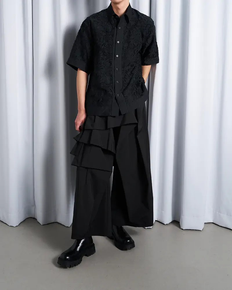 タークのジャカードシャツ