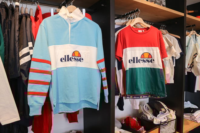 「ellesse Heritage+」のTシャツとプルオーバートップス