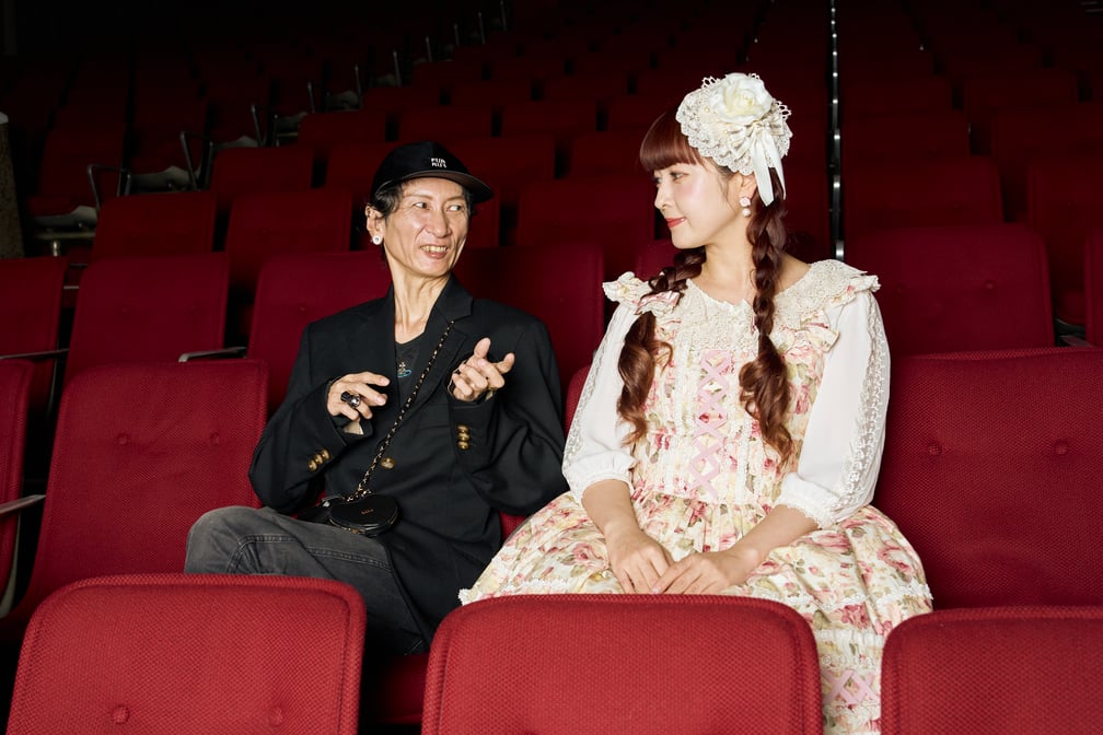 モデルの青木美沙子と作家の嶽本野ばら