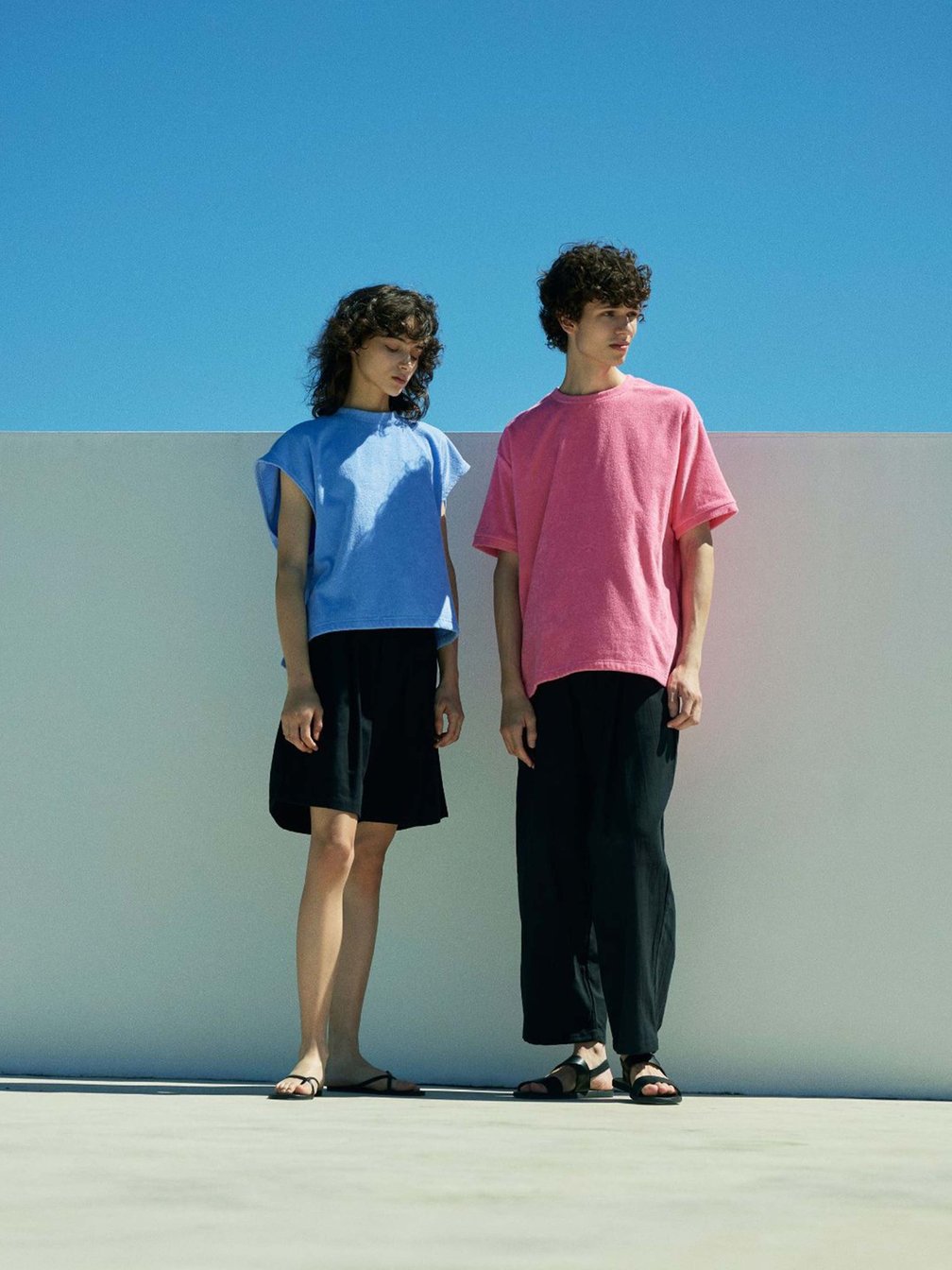 シングファブリックスのパイルTシャツ