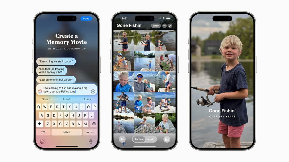 AIが搭載されたiPhoneのイメージ画像