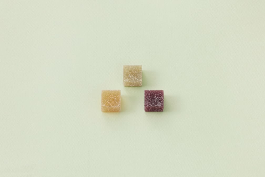フルーツを用いた虎屋の羊羹「ちぐさかん」