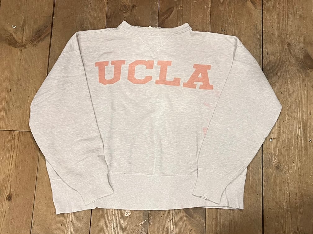 1930's DUXBAK DOUBLE-V SWEAT "UCLA water print" 