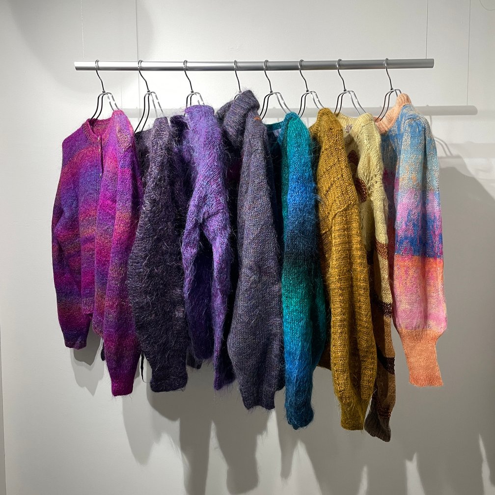  Import Vintage Mohair Shaggy Knit