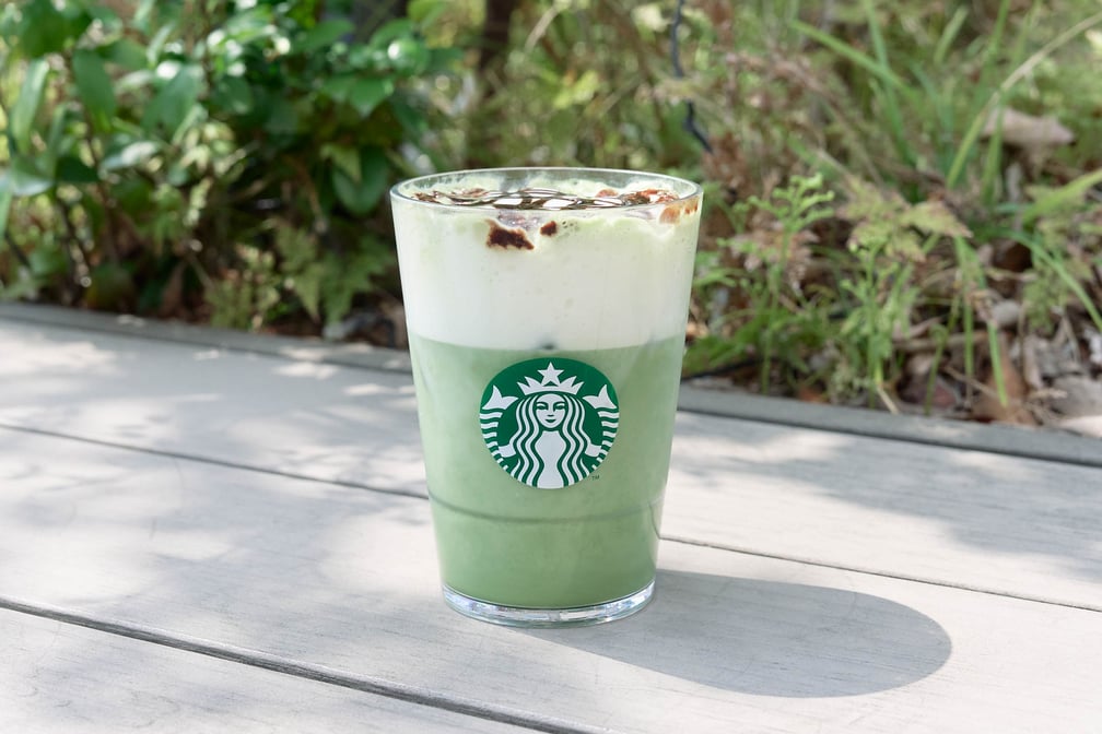 アイス抹茶ティーラテのカスタム