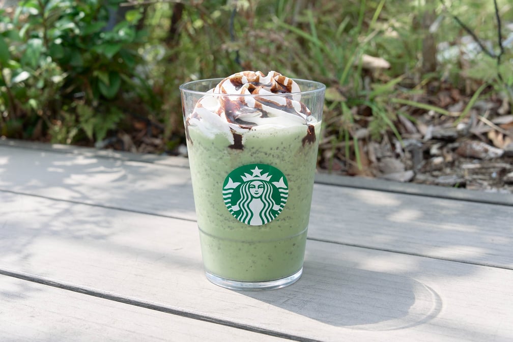 抹茶クリームフラペチーノのカスタム