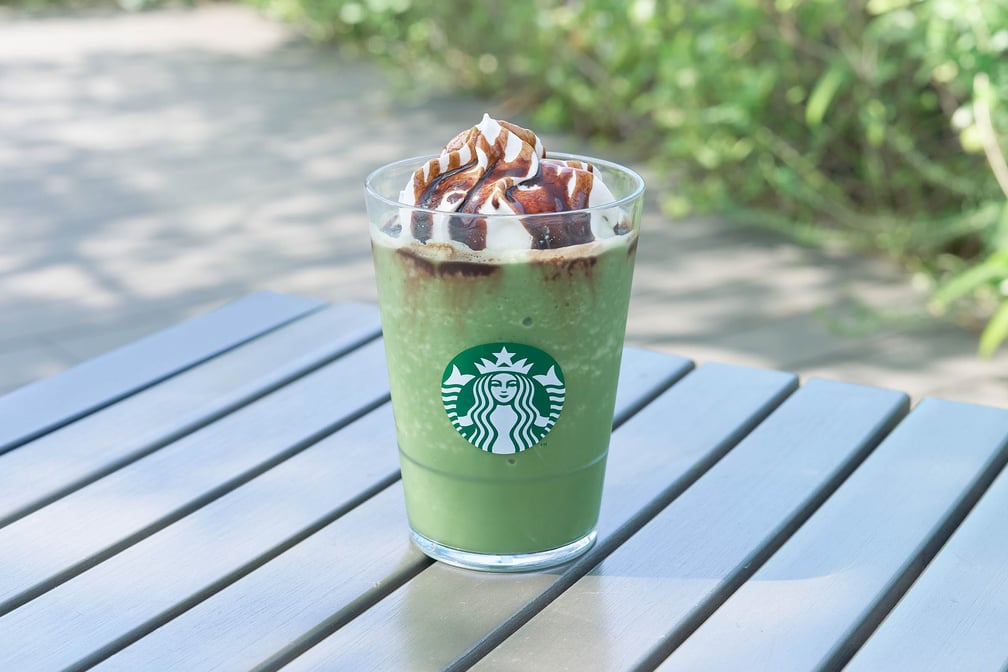 抹茶クリームフラペチーノのカスタム