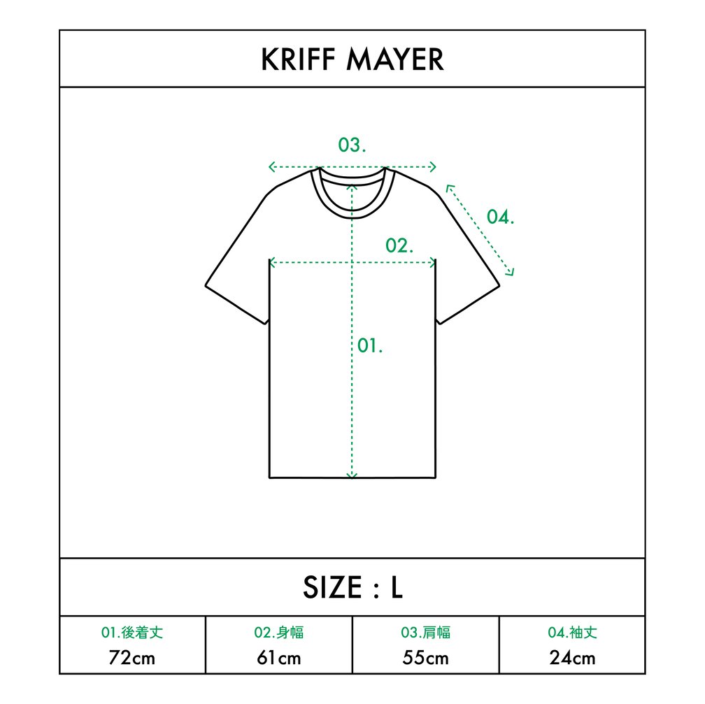 「クリフメイヤー」汗染み防止Tシャツのサイズ感