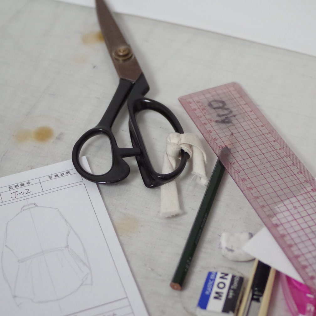 アトリエの作業風景