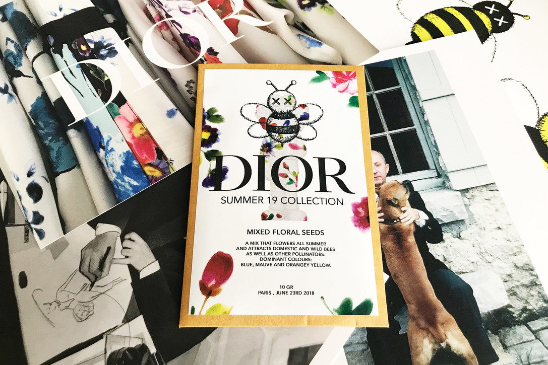 Dior 鋭く ポストカード