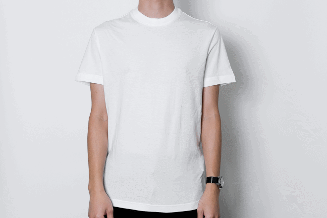 Prada 無地白Tシャツ プレーン 高品質
