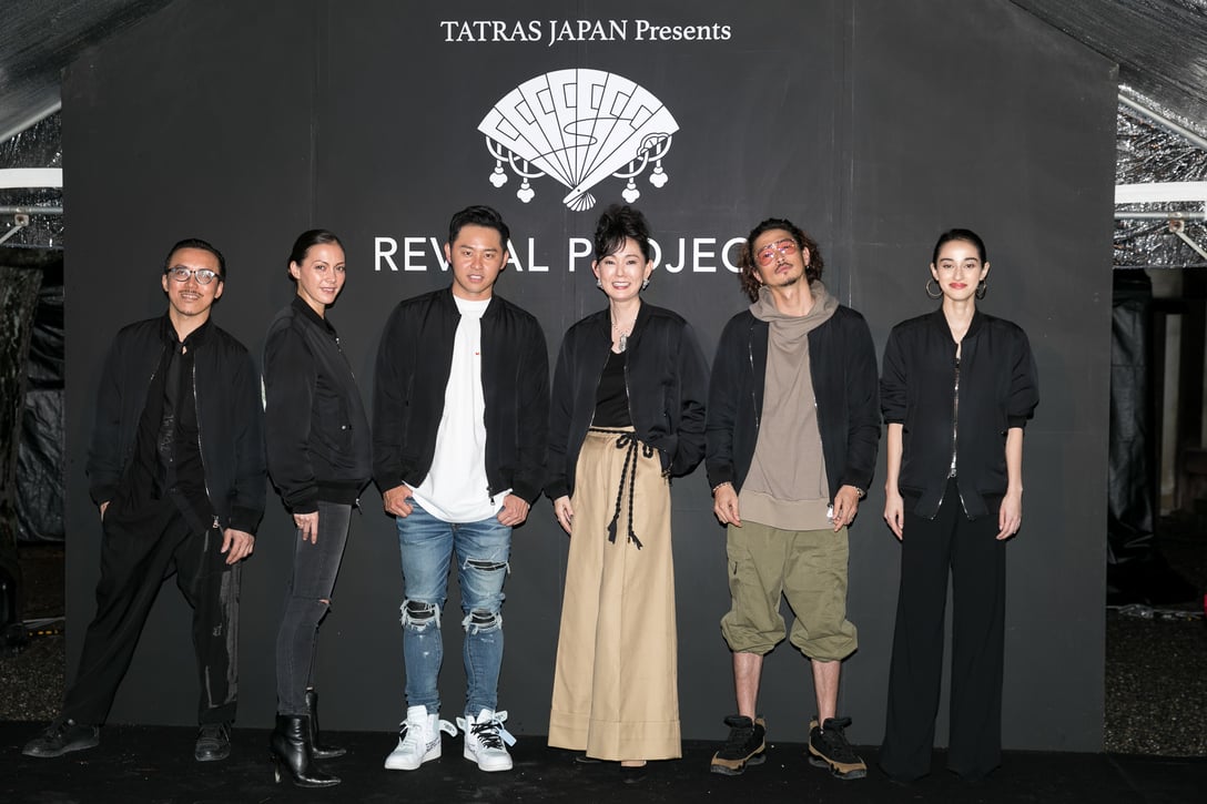 (左から)レスリー・キー、土屋アンナ、北島康介、とよた真帆、窪塚洋介、国木田彩良 Image by FASHIONSNAP