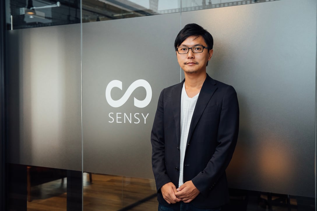 「SENSY」の代表取締役CEO、渡辺祐樹氏 Image by FASHIONSNAP