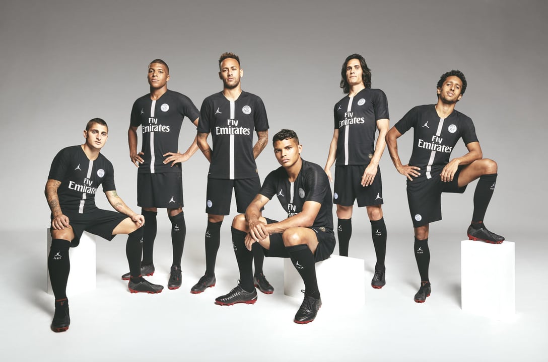 アイテムを着用したパリ・サンジェルマンの選手 Image by NIKE