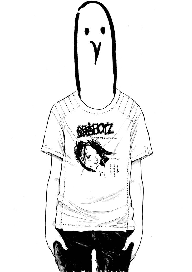 ケイスケカンダがデザインした デデデデ のマンガキャラ衣装が 浅野いにお世界展 で再現