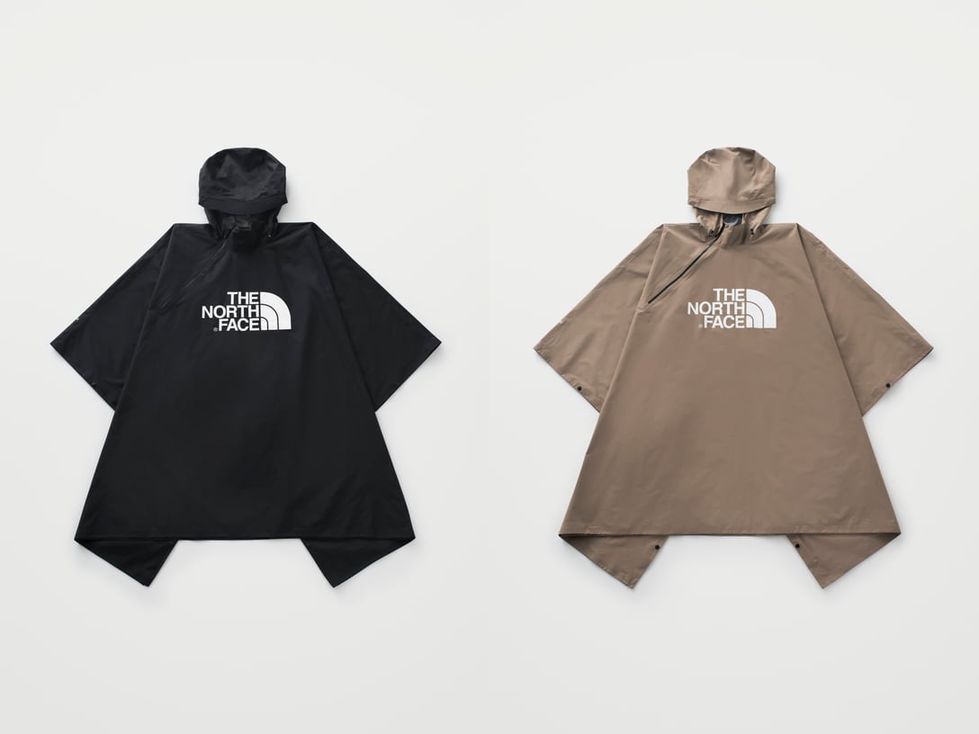 HYKE x NORTH FACE 19SS メンズ ポンチョ TAN-