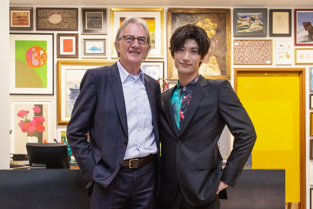 ポール・スミスと三浦春馬 Image by FASHIONSNAP