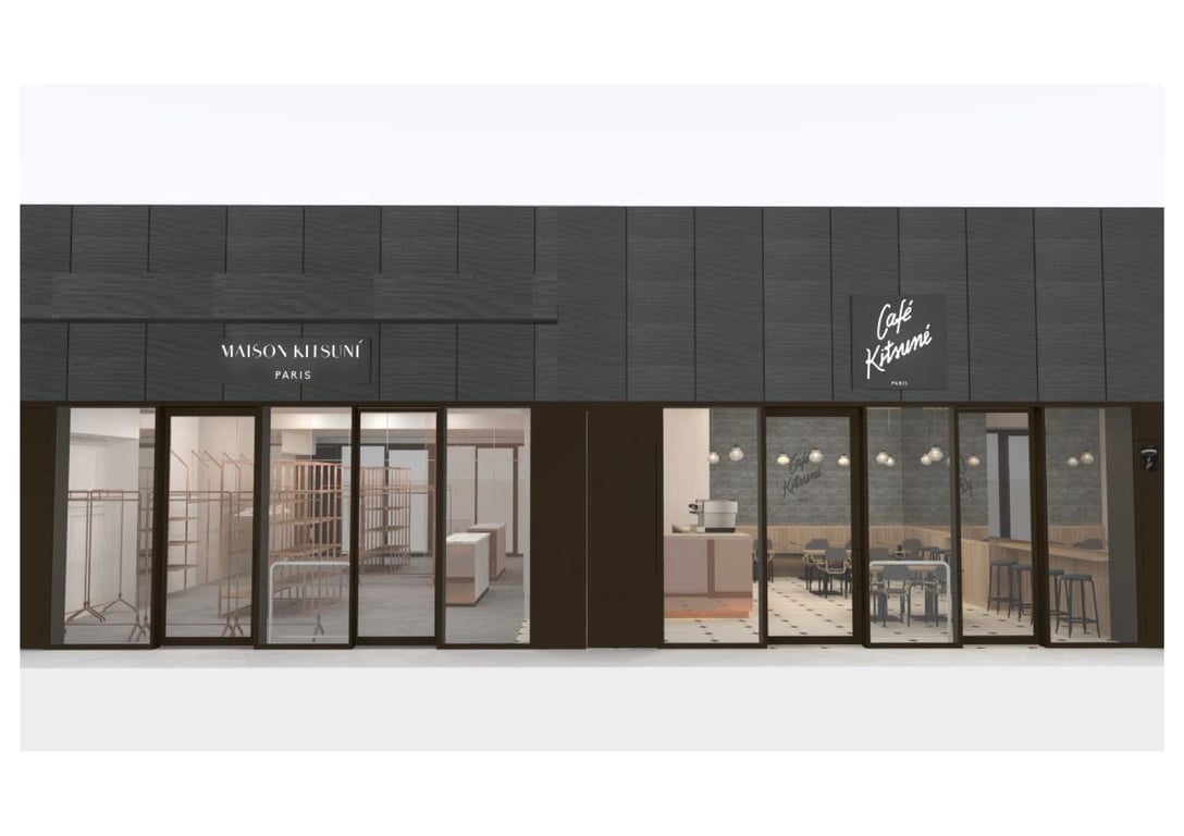 MAISON Kitsuné 京都新風館限定二つ折り財布