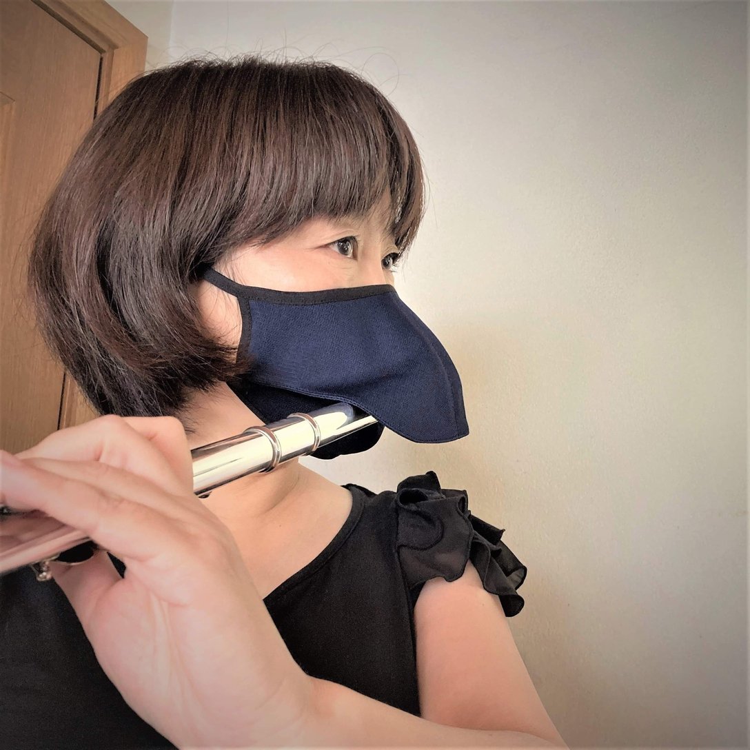 吹奏楽マスク着用画像 Image by Birdy