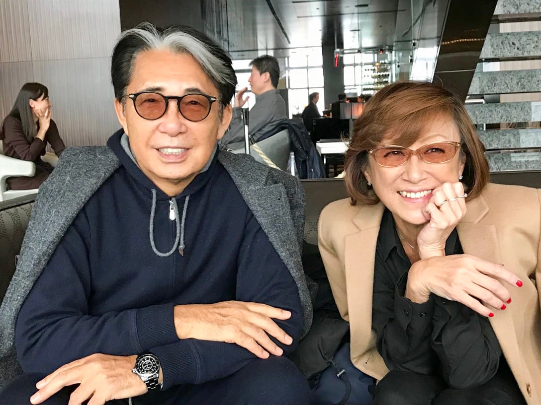 高田賢三と鈴木三月(筆者)、2019年7月 東京にて Image by Yayoi Suzuki