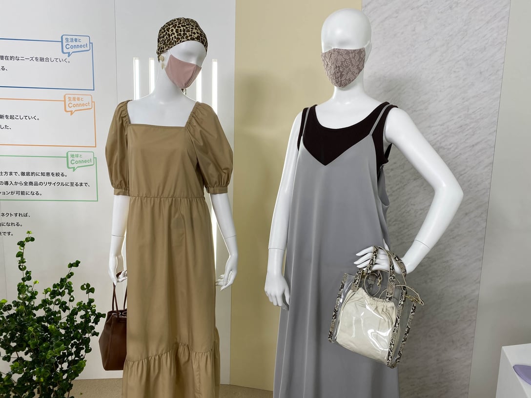 21年春夏シーズンはマスクを含めたトータルコーディネートの提案を強化 Image by FASHIONSNAP