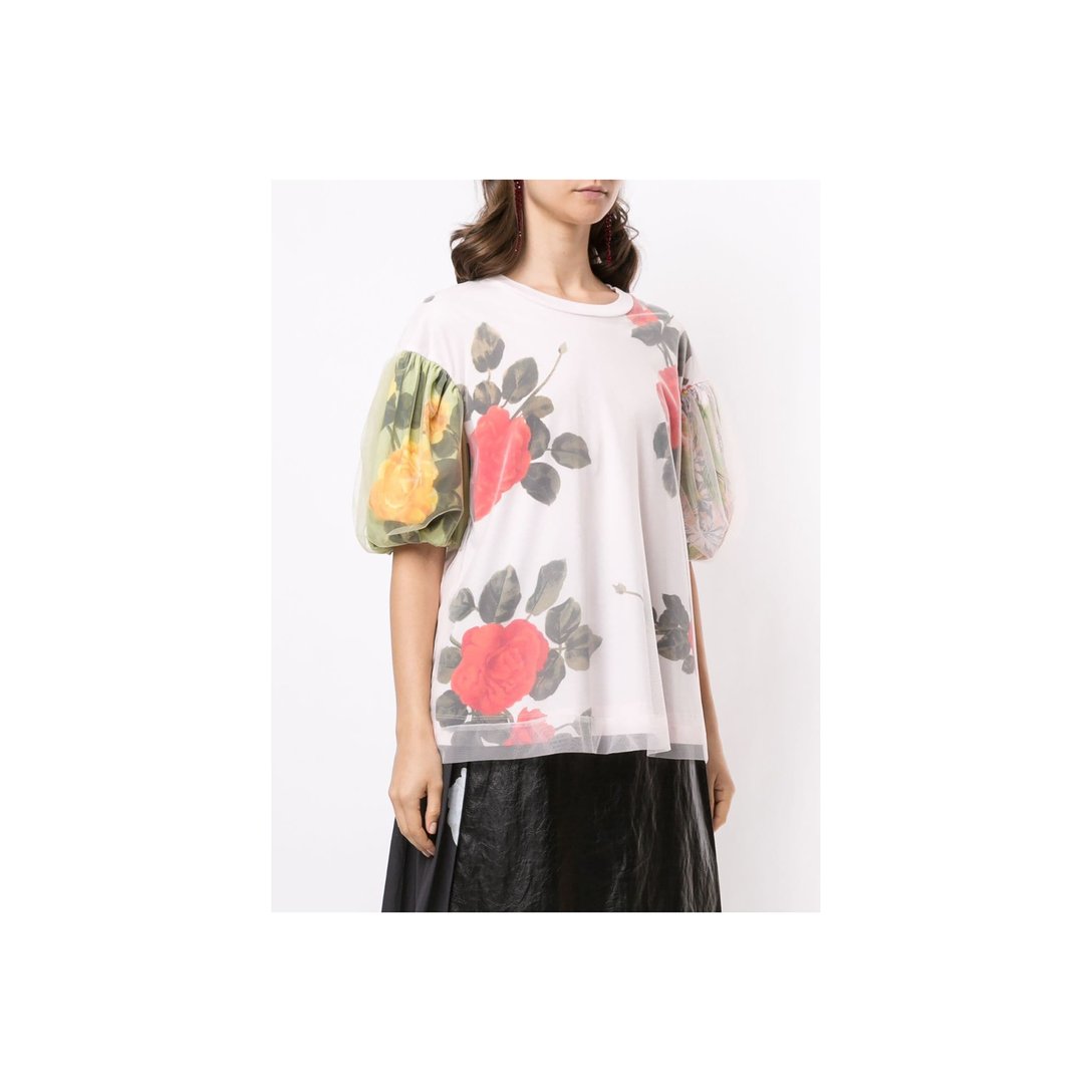 アウトレット大セール 【Simone Rocha】floral embroideredチュール