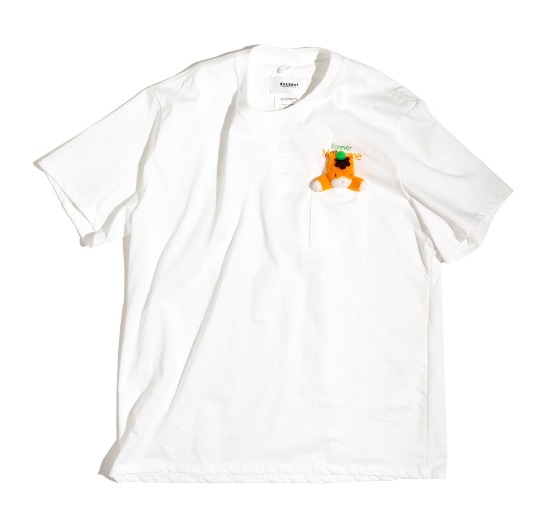 ダブレット×st company、ゆるキャラ「ぐんまちゃん」立体刺繍Tシャツ発売