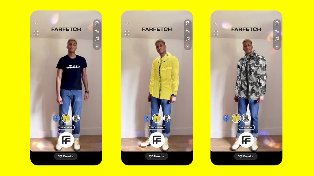 イメージ画像「ファーフェッチ」 Image by Snapchat