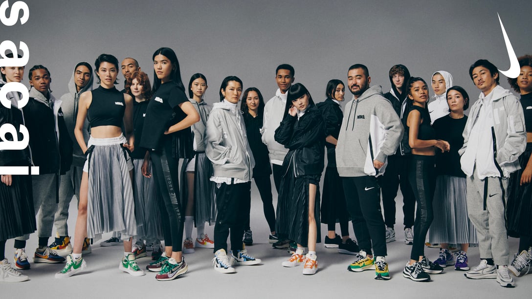 NIKE x sacai アパレル コレクション Image by ナイキ