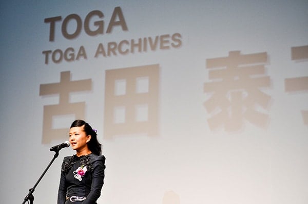 2009年、第27回「毎日ファッション大賞」の大賞に輝いた古田泰子。その後、2018年に2度目の大賞を受賞している。