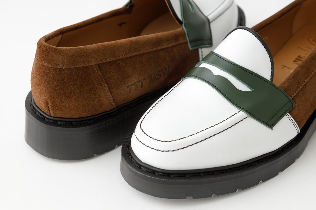 希少 TTT_MSW x SOLOVAIR “Penny Loafer”スリッポン/モカシン