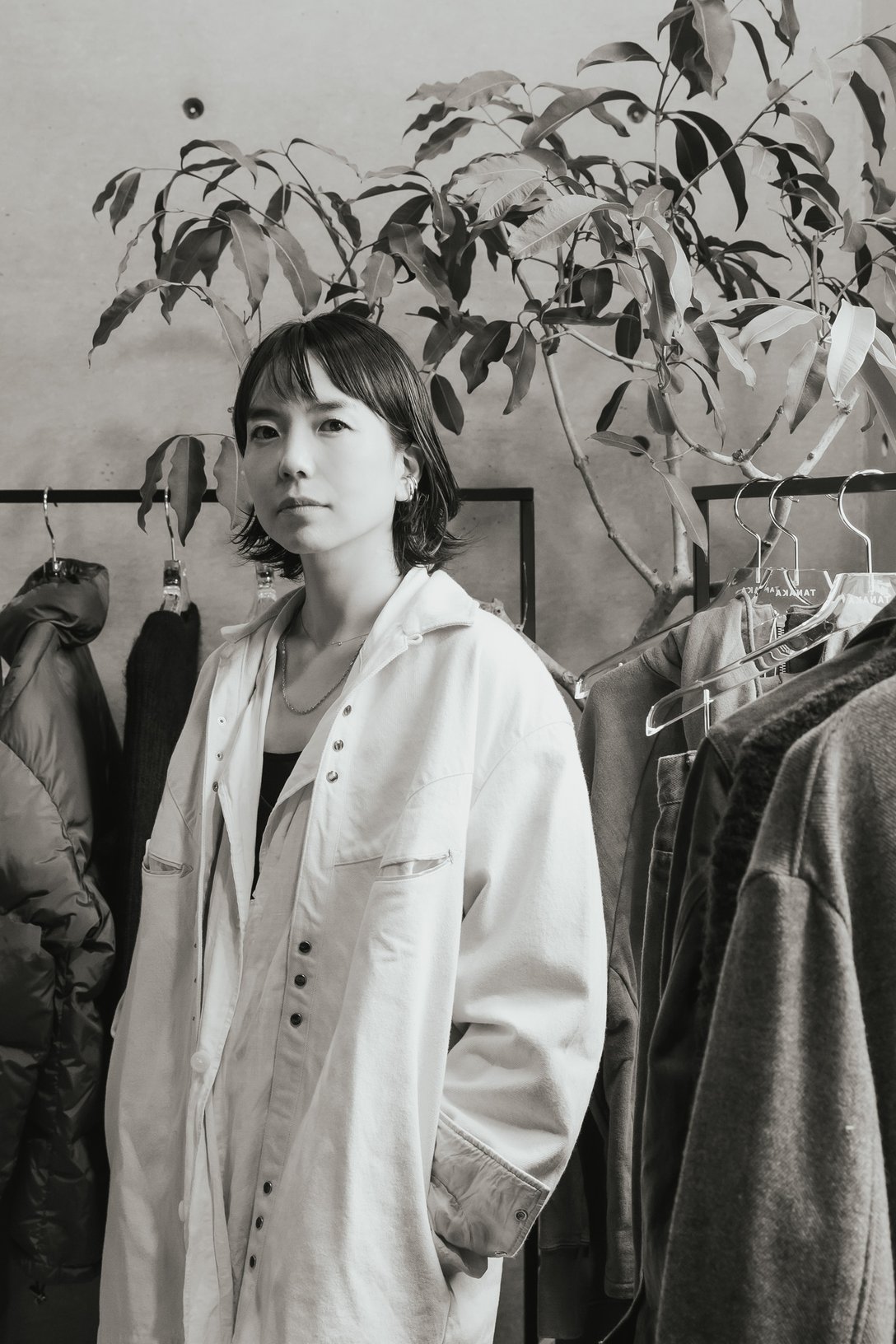 「タナカ」デザイナーのタナカサヨリ Image by FASHIONSNAP