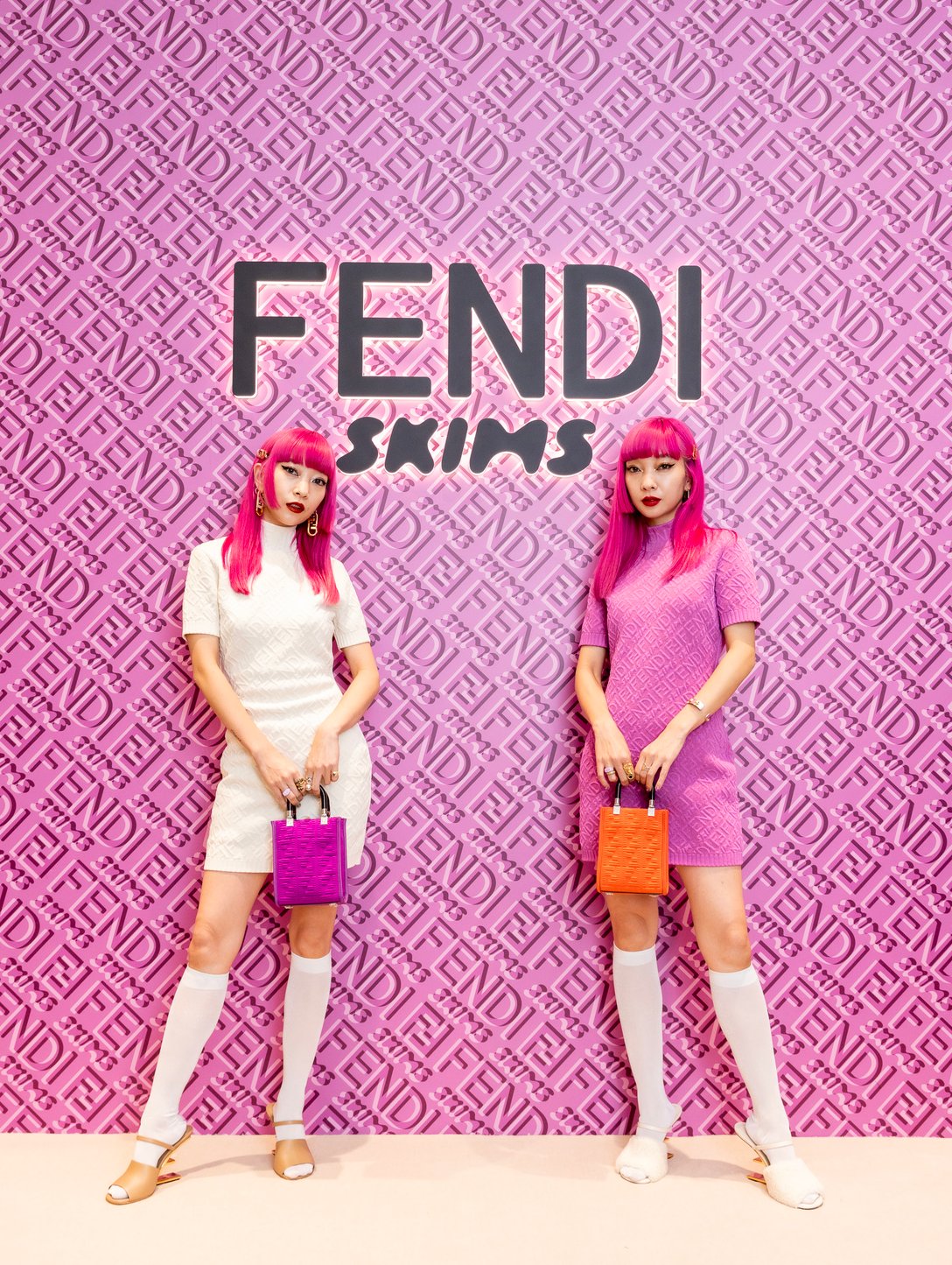 FENDI SKIMS コラボ スクープブラレット ブラウン