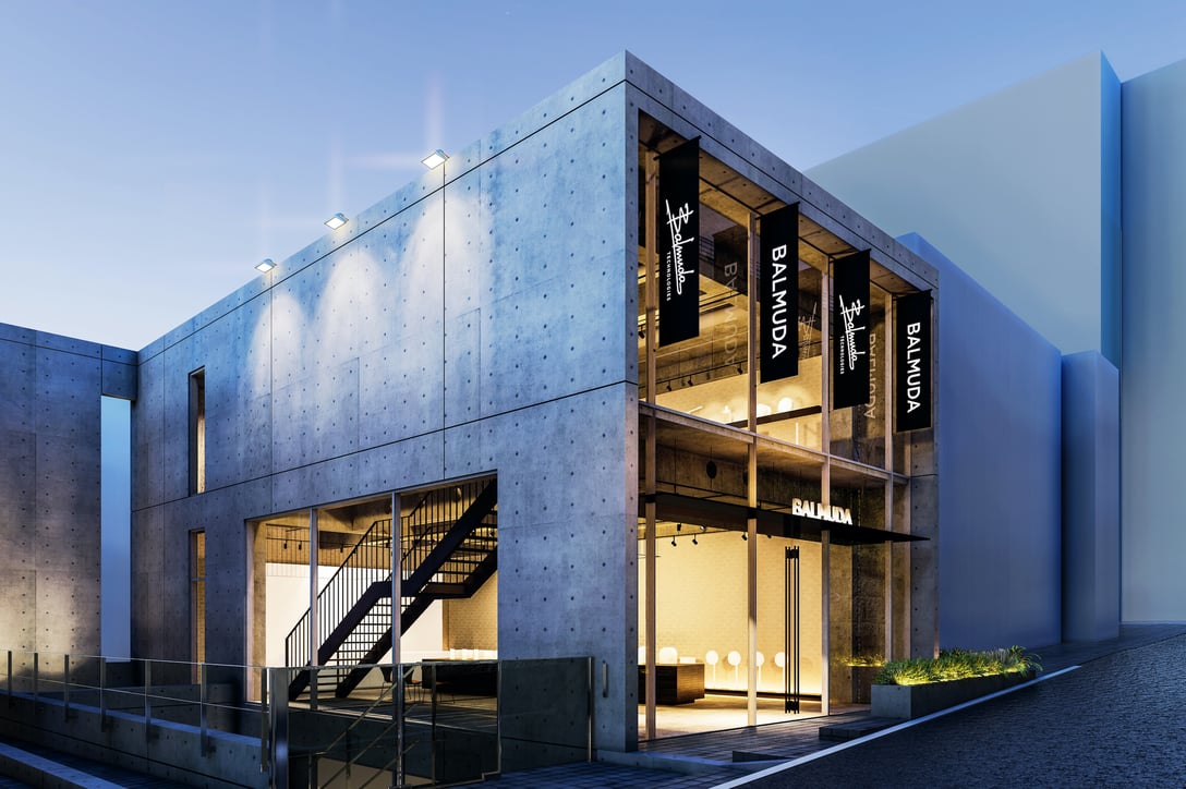 「BALMUDA The Store Aoyama」外観イメージ Image by バルミューダ