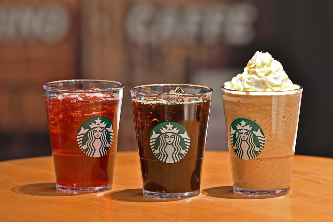 店内用の樹脂製グラス Image by スターバックス コーヒー ジャパン