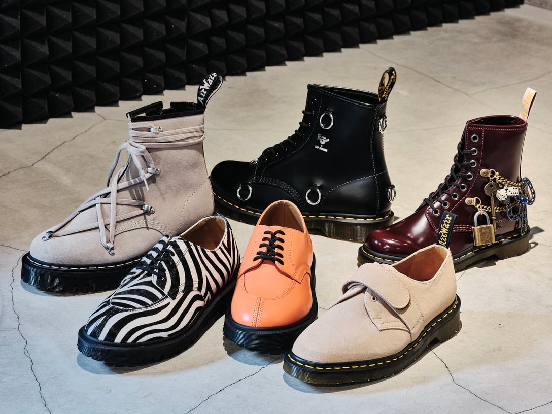 「Dr. Martens COLLABORATION MUSEUM」で展示予定のアイテム