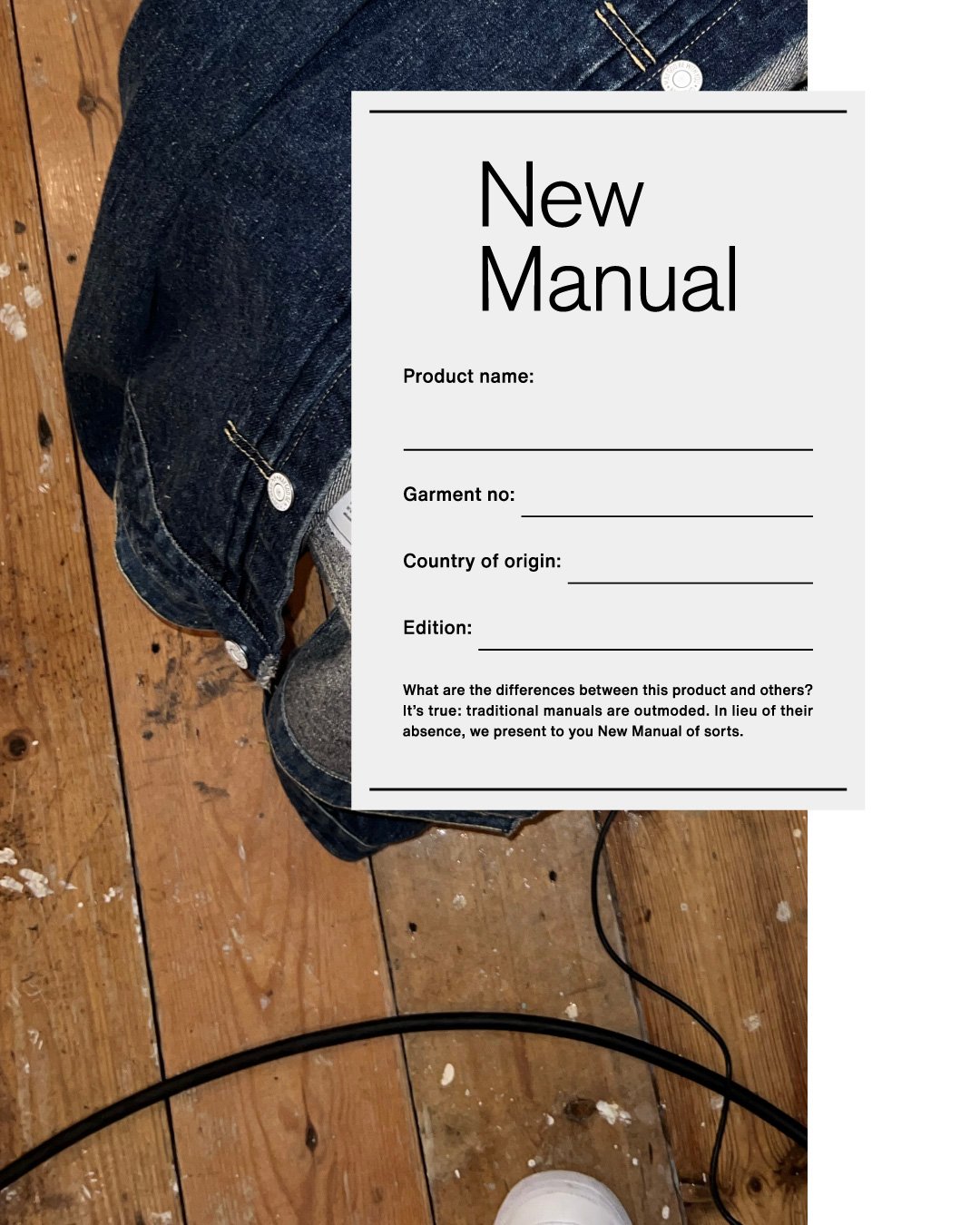 ヴィンテージアイテムを捉え直す新ブランド「New Manual」がデビュー 