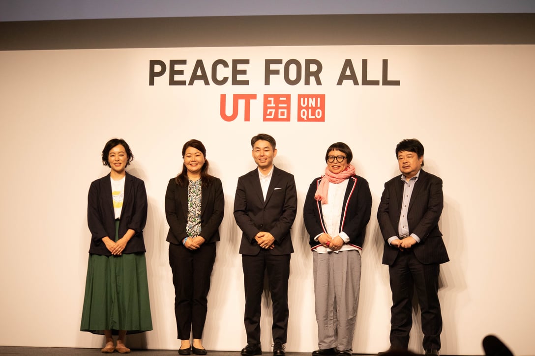 チャリティTシャツプロジェクト「PEACE FOR ALL」の発表会