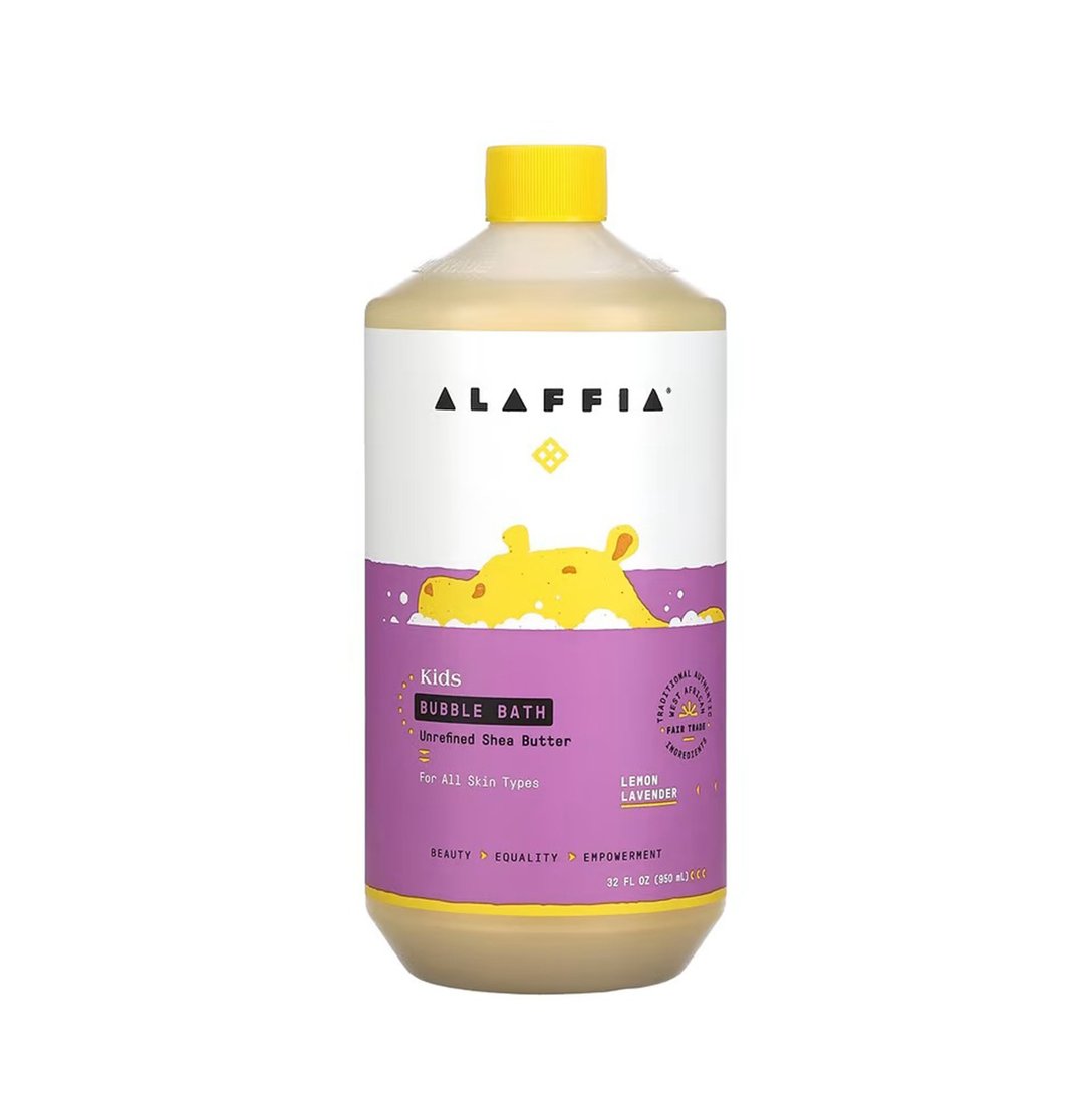 Alaffia, 子ども用バブルバス、レモンラベンダー、950ml（32液量オンス）　¥2,025（12％OFF）（関税・消費税込）
