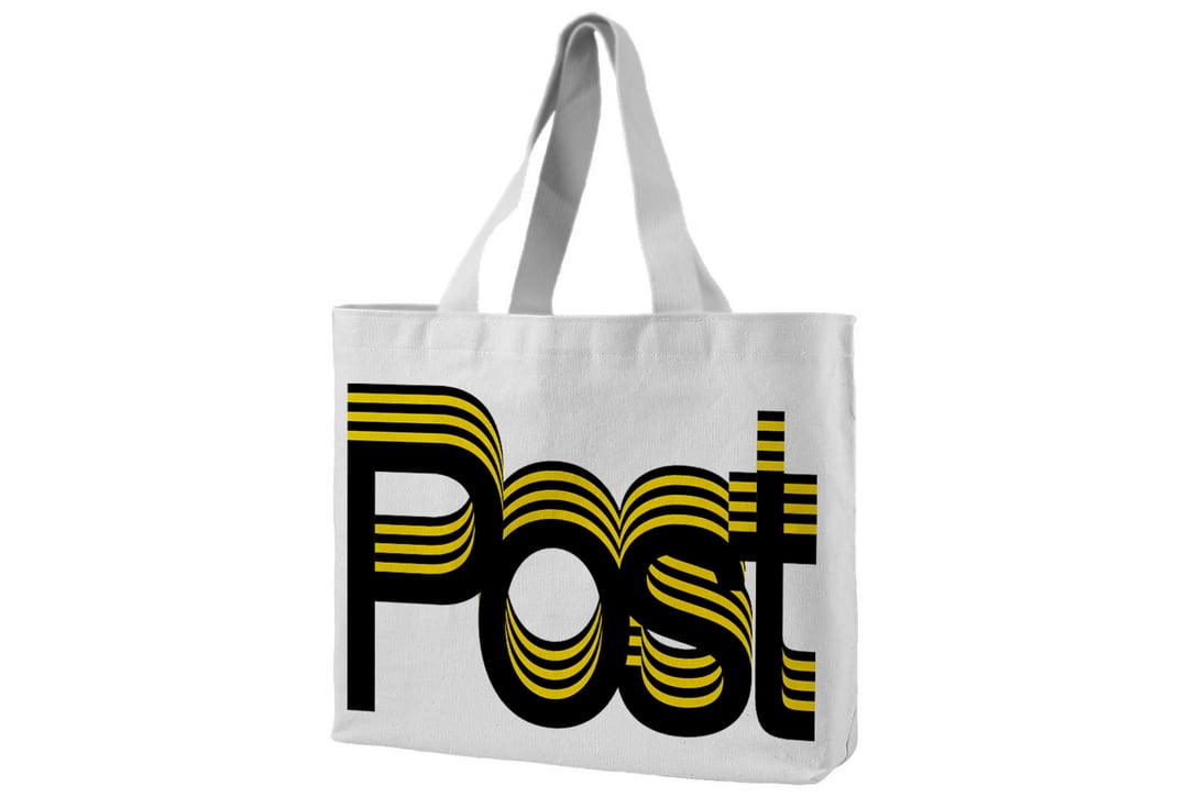 Post-Post totebag designed by Experimental Jetset / Yellow（H34×W51.5cm）3960円（税込）